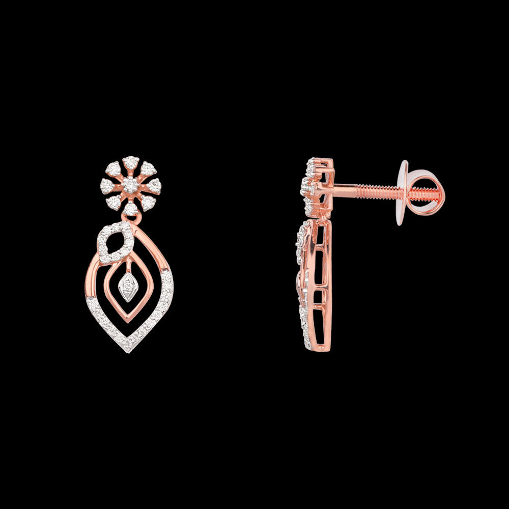 18K Rose Gold Diamond Jewellery - 0.31ct VVS-VS-GH