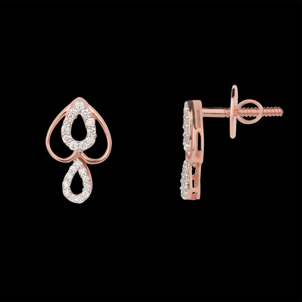 18K Rose Gold Diamond Jewellery - 0.21ct VS-GH