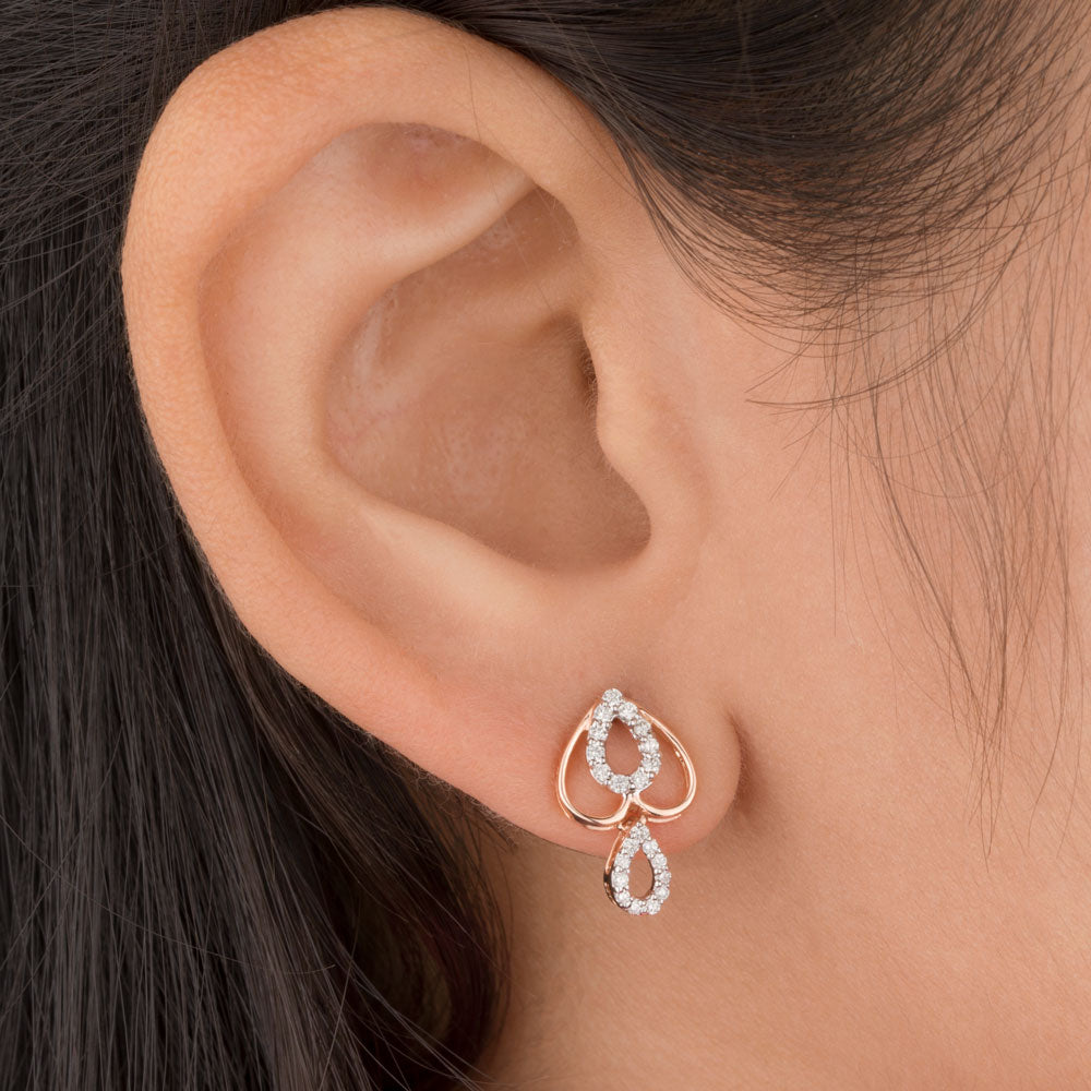 18K Rose Gold Diamond Jewellery - 0.21ct VS-GH