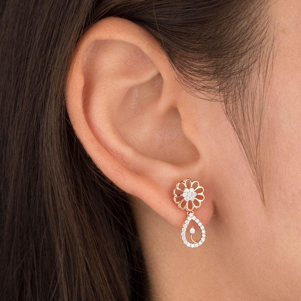 14K Rose Gold Diamond Jewellery - 0.32ct VS-SI-FG