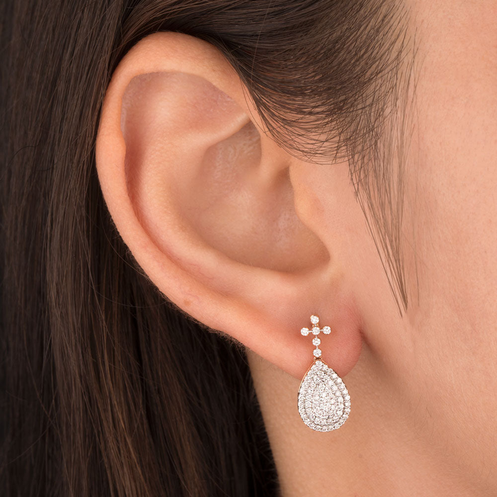 18K Rose Gold Diamond Jewellery - 0.604ct VS-SI-IJK