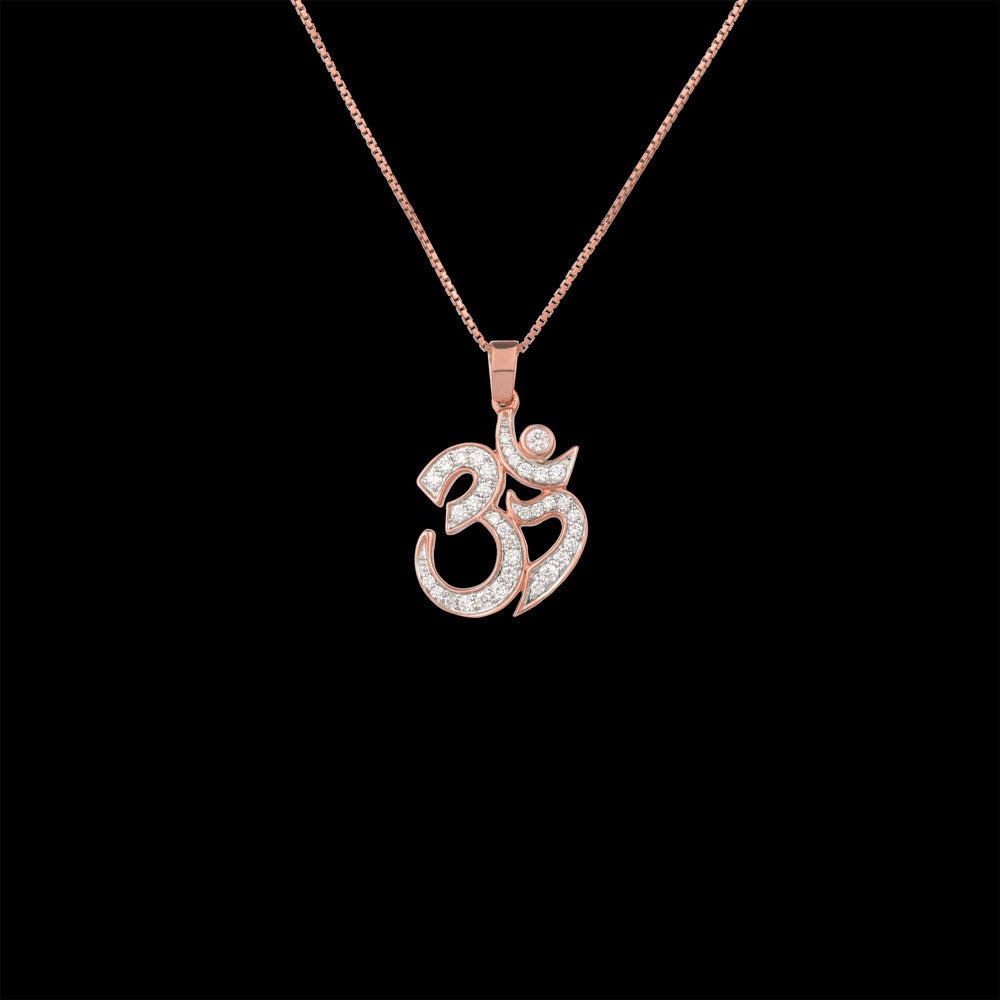 14K Rose Gold Diamond Pendant - 0.32ct VS-SI-FG