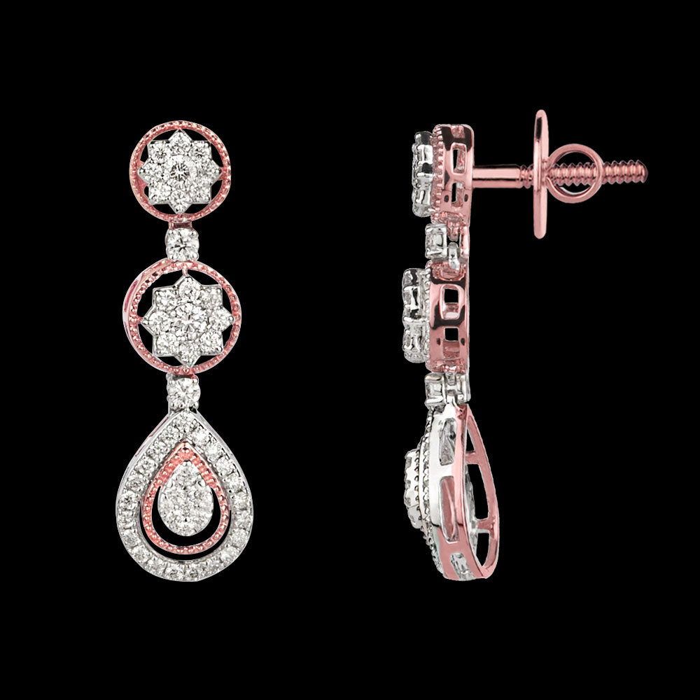 14K Rose Gold Diamond Jewellery - 1.21ct VVS-VS-HI