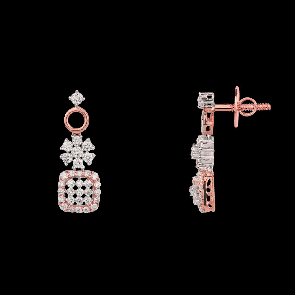 18K Rose Gold Diamond Jewellery - 0.89ct VVS-VS-GH
