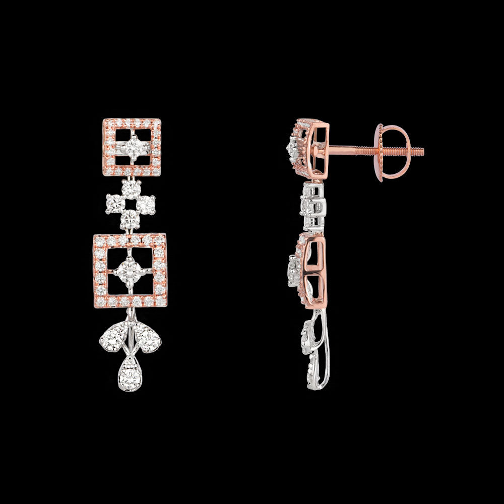 18K Rose Gold Diamond Jewellery - 1.38ct VVS-VS-GH