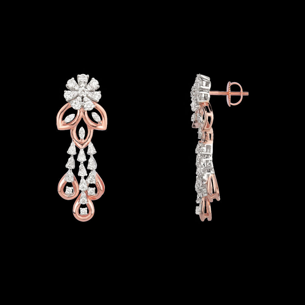14K Rose Gold Diamond Jewellery - 1.17ct VVS-VS-GH