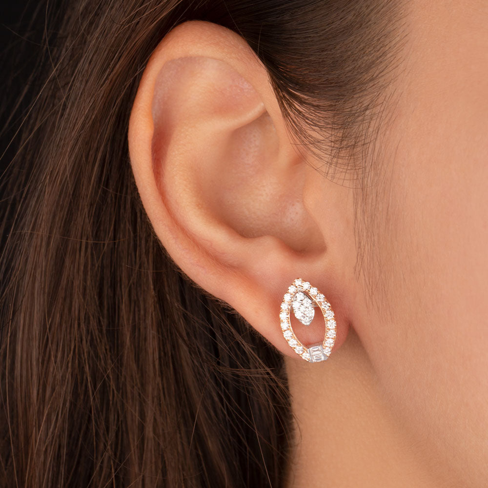 18K Rose Gold Diamond Jewellery - 0.72ct VVS-VS-GH