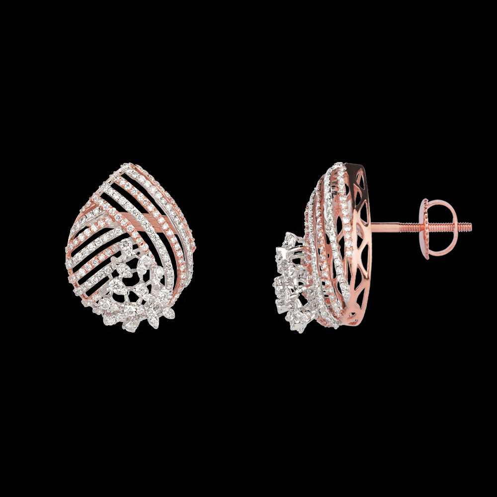 18K Rose Gold Diamond Jewellery - 2.05ct VVS-VS-GH