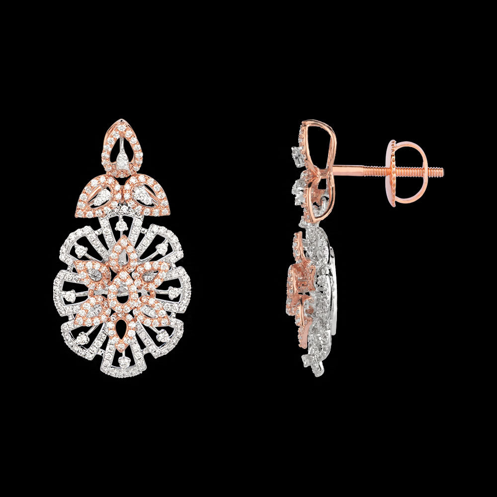 18K Rose Gold Diamond Jewellery - 2.64ct VVS-VS-GH