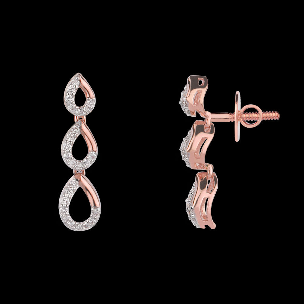 14K Rose Gold Diamond Jewellery - 0.33ct VS-SI-FG