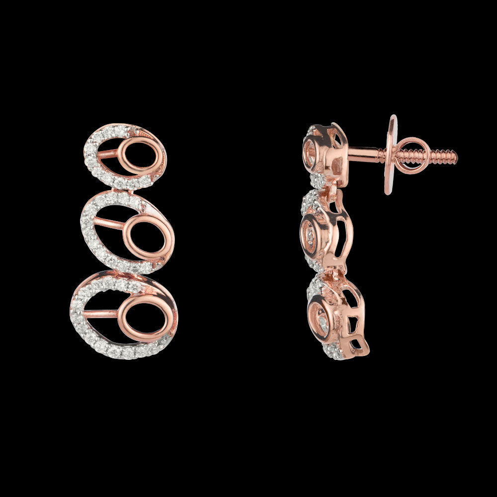 14K Rose Gold Diamond Jewellery - 0.43ct VS-SI-FG
