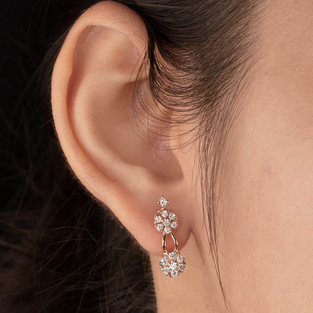 14K Rose Gold Diamond Jewellery - 0.565ct VVS-VS-HI