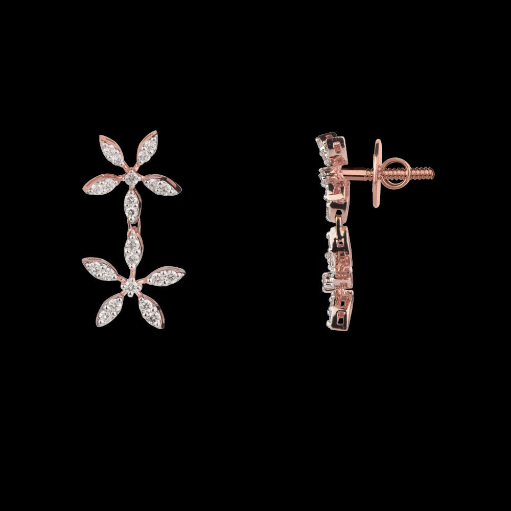 14K Rose Gold Diamond Jewellery - 0.795ct VVS-VS-HI