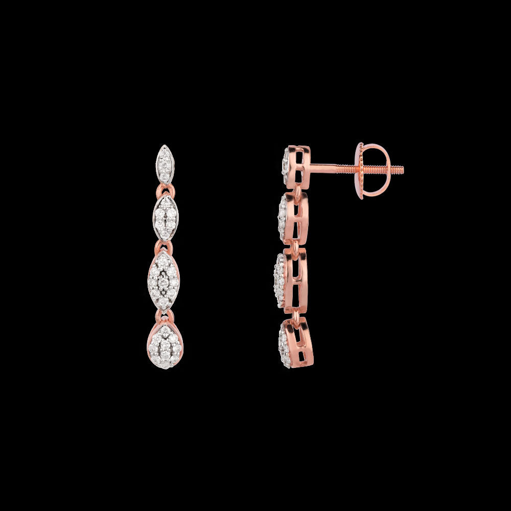 14K Rose Gold Diamond Jewellery - 0.38ct VS-SI-FG