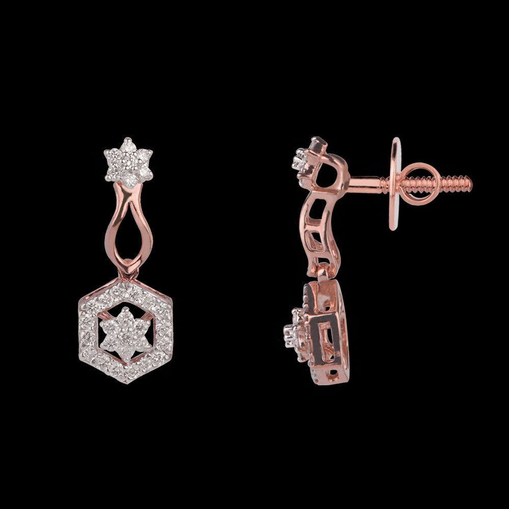 14K Rose Gold Diamond Jewellery - 0.37ct VVS-VS-GH