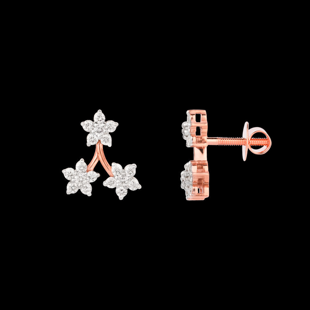 18K Rose Gold Diamond Jewellery - 0.59ct VVS-VS-GH