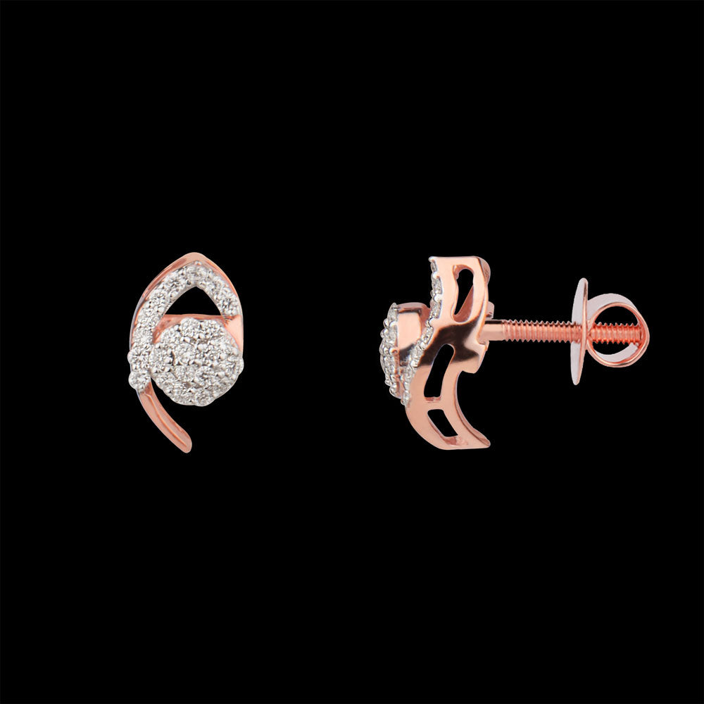 18K Rose Gold Diamond Jewellery - 0.526ct VVS-VS-HI