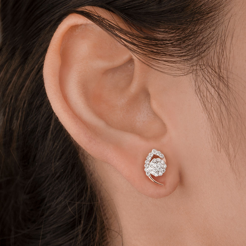 18K Rose Gold Diamond Jewellery - 0.526ct VVS-VS-HI