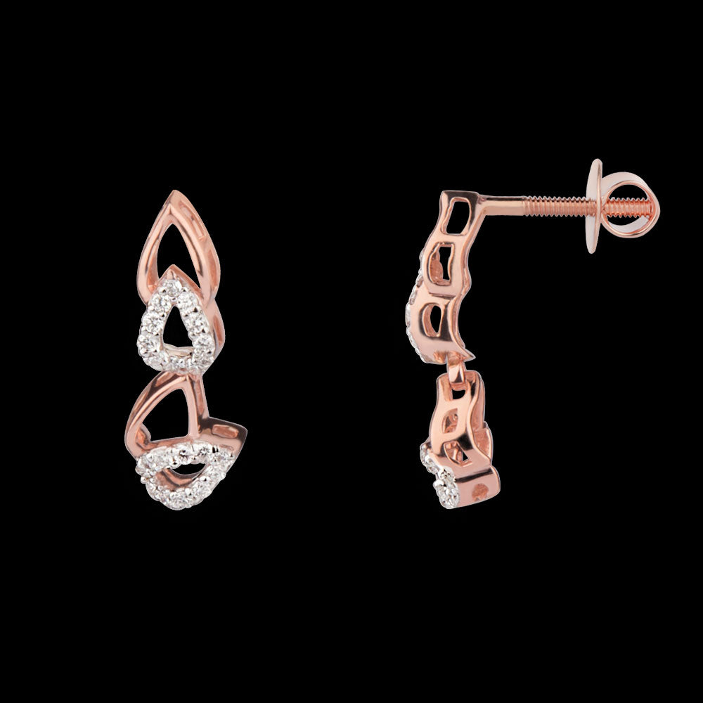 14K Rose Gold Diamond Jewellery - 0.28ct VS-SI-FG