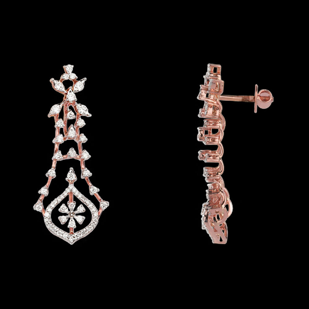 14K Rose Gold Diamond Jewellery - 0.87ct VS-SI-FG