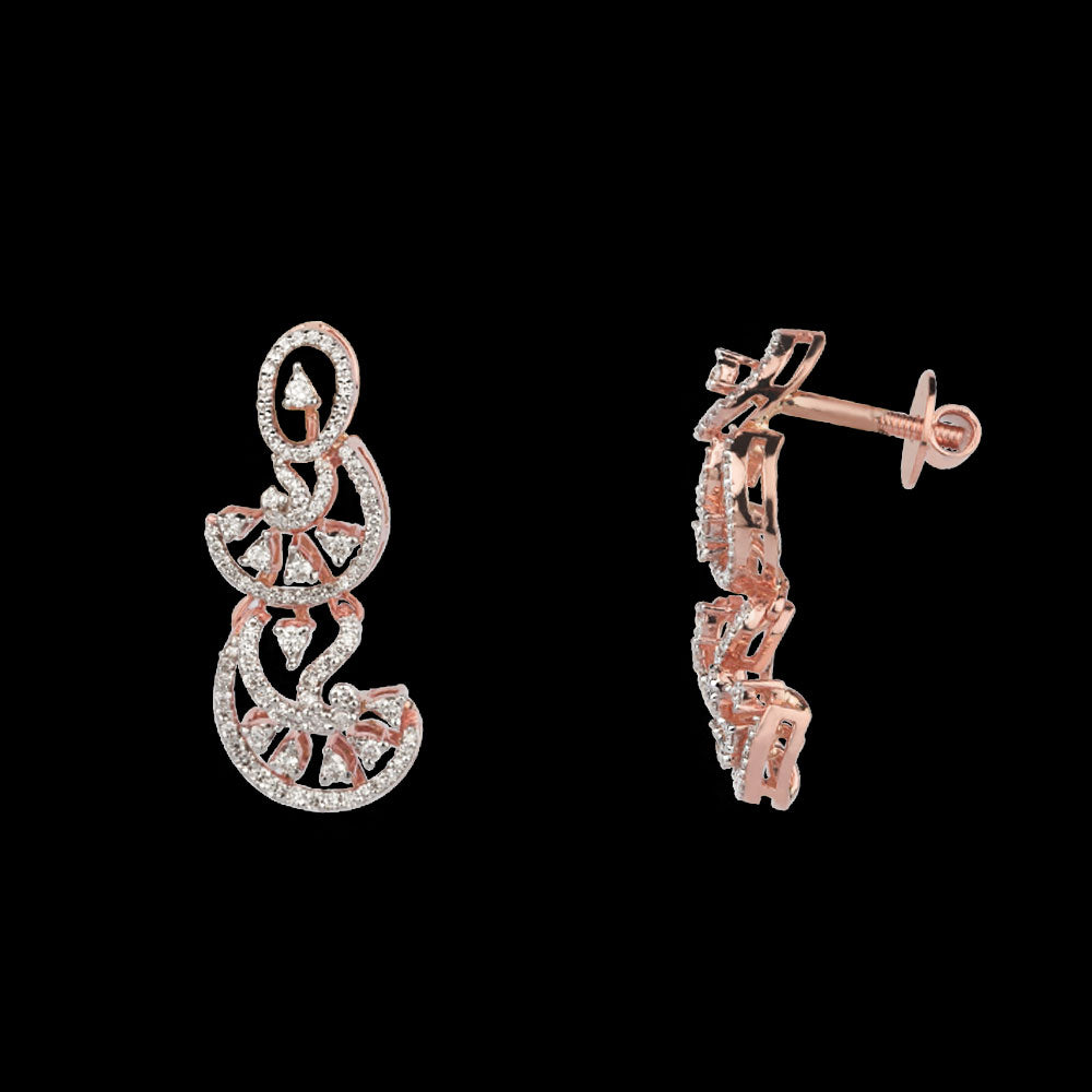 14K Rose Gold Diamond Jewellery - 0.7ct VVS-VS-GH