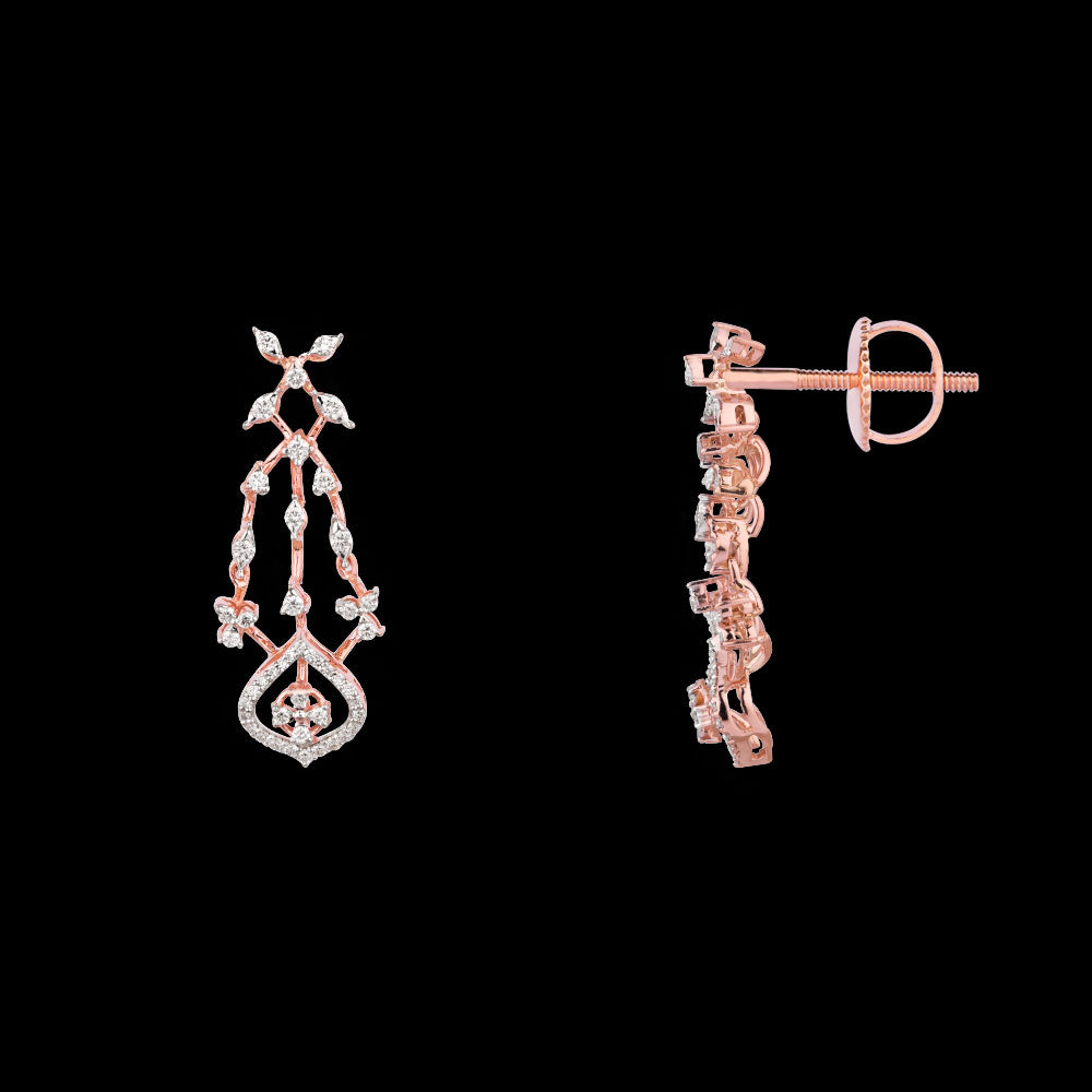 14K Rose Gold Diamond Jewellery - 0.645ct VVS-VS-GH