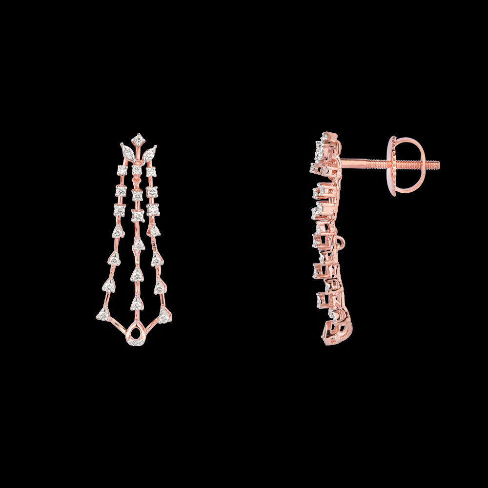 14K Rose Gold Diamond Jewellery - 0.6ct VVS-VS-FG