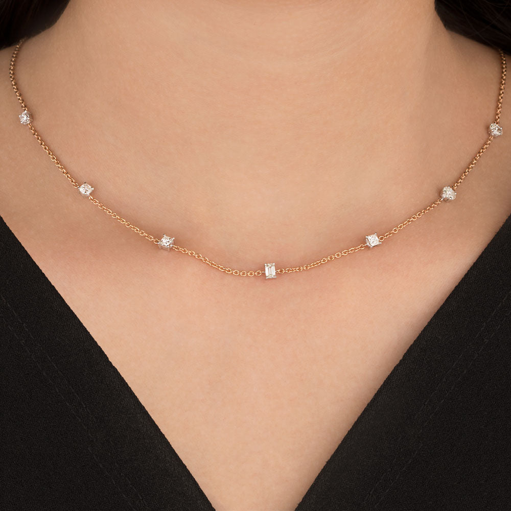 18K Rose Gold Diamond Jewellery - 1.06ct VS-SI-HI