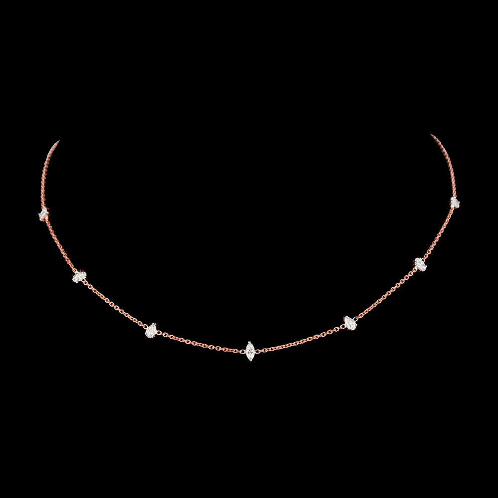 18K Rose Gold Diamond Jewellery - 0.99ct VS-SI-FG