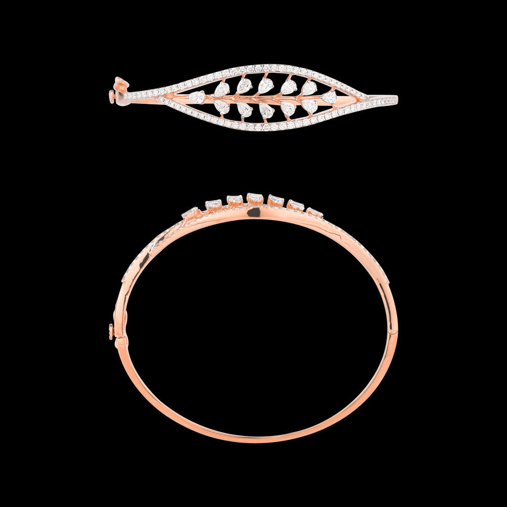 18K Rose Gold Diamond Kada - 1.916ct VS-SI-FG