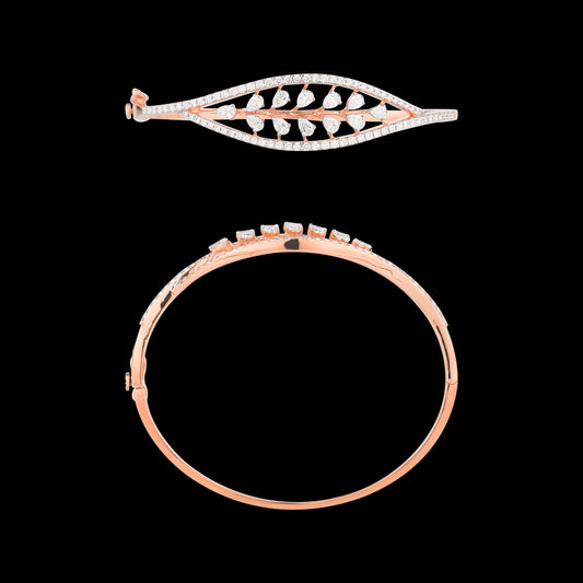 18K Rose Gold Diamond Kada - 1.916ct VS-SI-FG