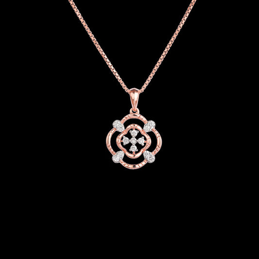 18K Rose Gold Diamond Kada - 0.236ct VVS-FG