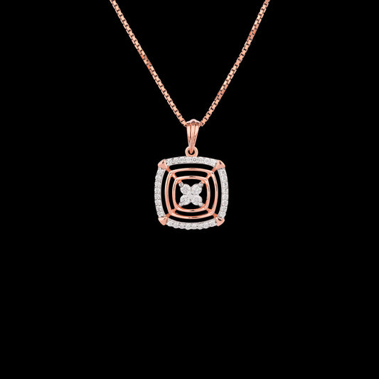 18K Rose Gold Diamond Kada - 0.237ct VVS-FG