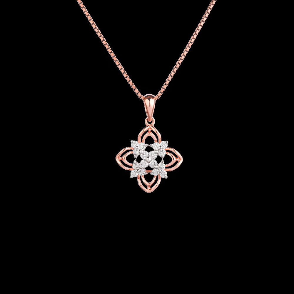 18K Rose Gold Diamond Kada - 0.279ct VVS-FG