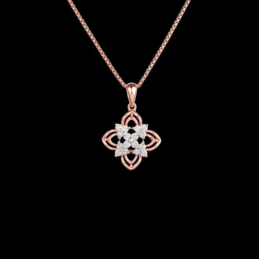 18K Rose Gold Diamond Kada - 0.279ct VVS-FG