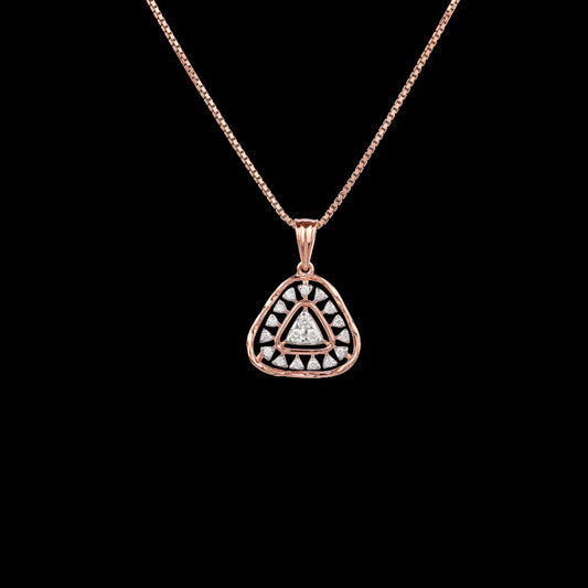18K Rose Gold Diamond Kada - 0.182ct VVS-FG