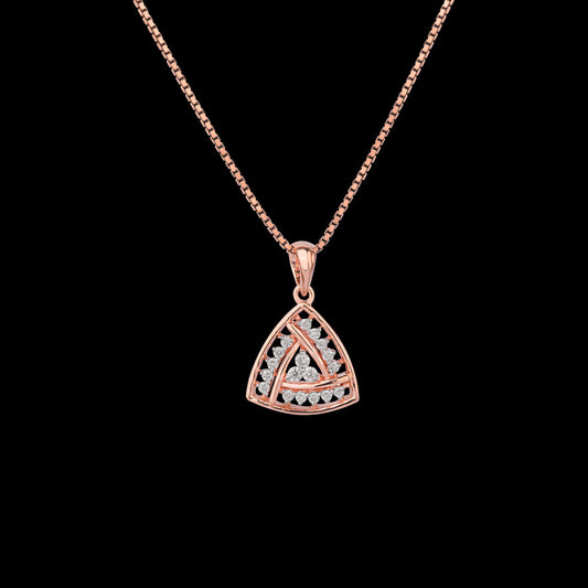 18K Rose Gold Diamond Kada - 0.156ct VVS-FG