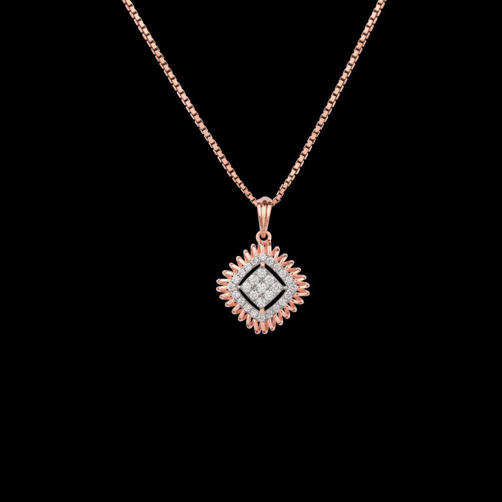 18K Rose Gold Diamond Kada - 0.248ct VVS-FG