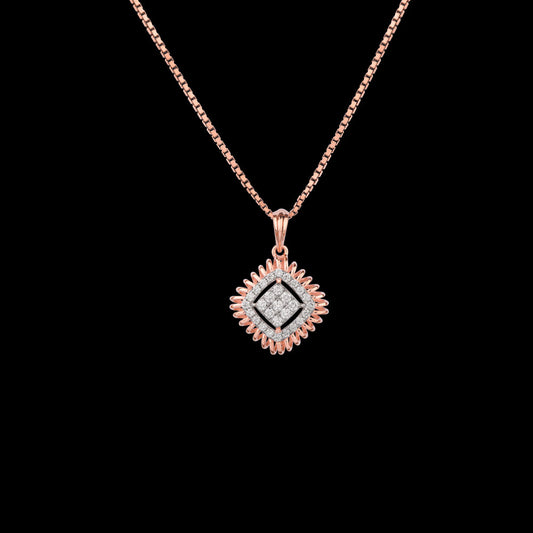 18K Rose Gold Diamond Kada - 0.248ct VVS-FG