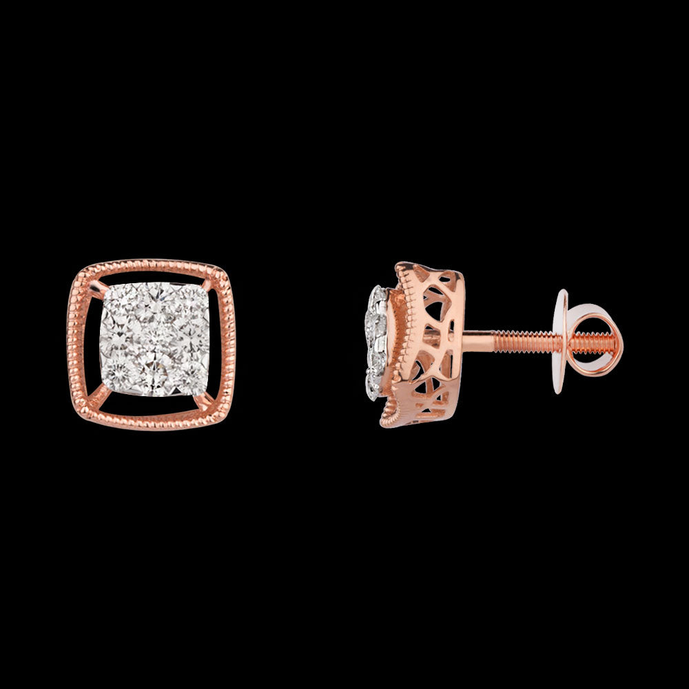 18K Rose Gold Diamond Jewellery - 0.452ct VS-SI-GH