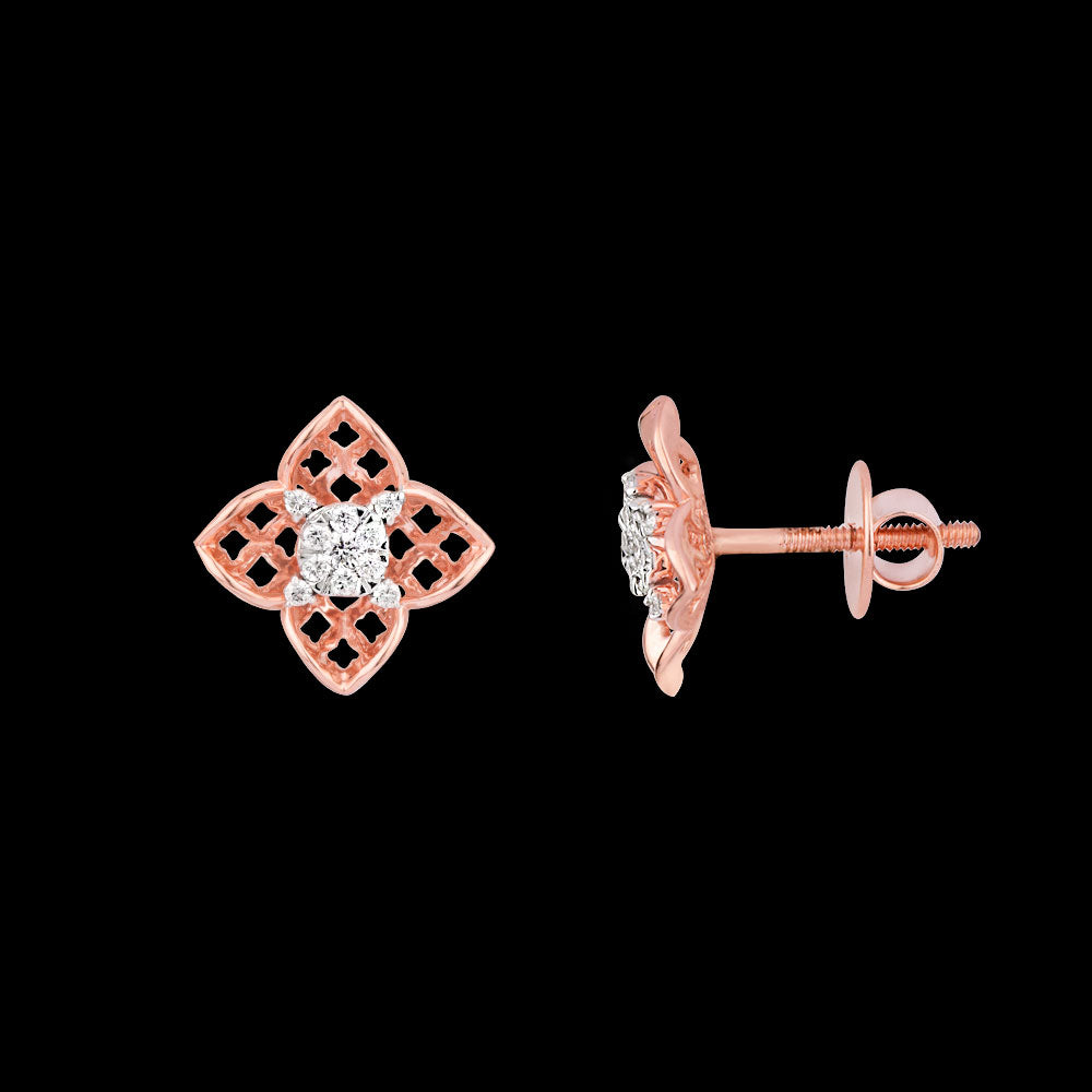 18K Rose Gold Diamond Jewellery - 0.181ct VVS-VS-FG