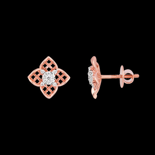 18K Rose Gold Diamond Jewellery - 0.181ct VVS-VS-FG