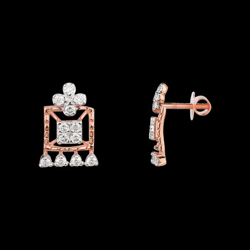 18K Rose Gold Diamond Jewellery - 0.22ct VVS-VS-GH