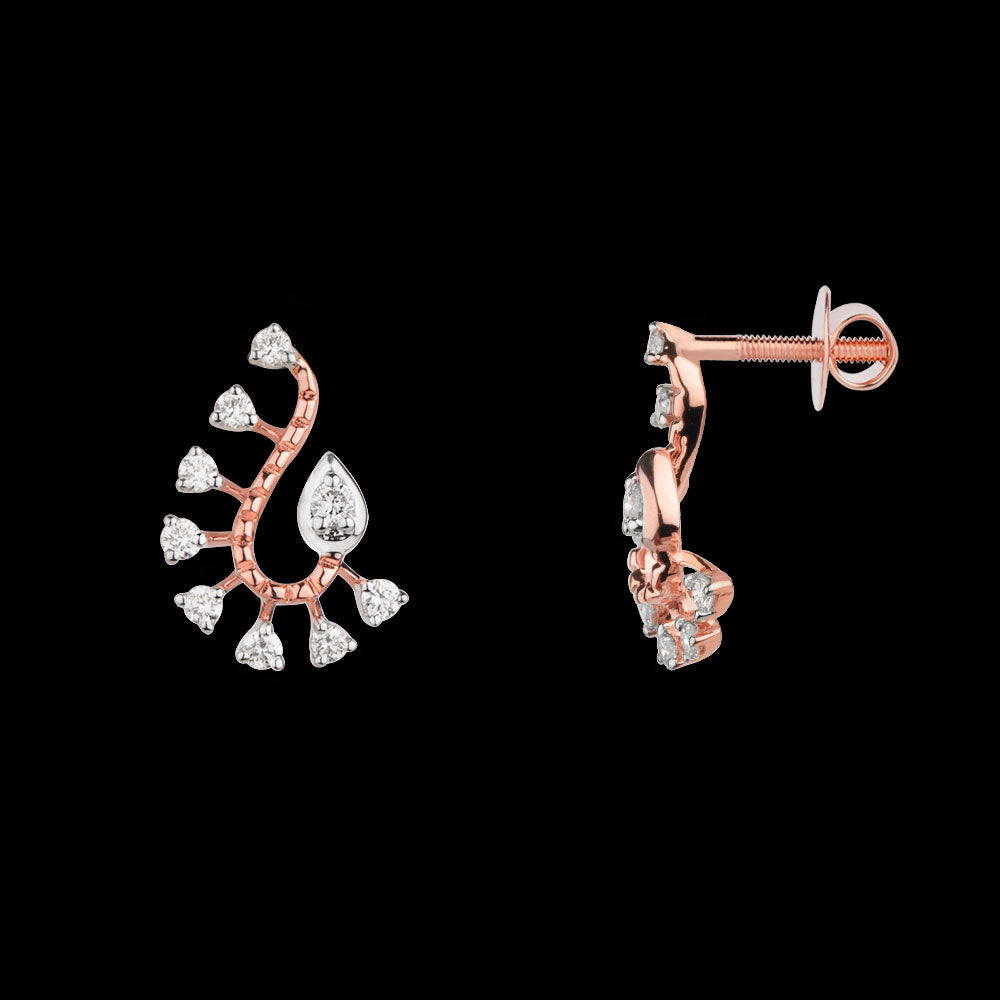 18K Rose Gold Diamond Jewellery - 0.185ct VS-SI-GH