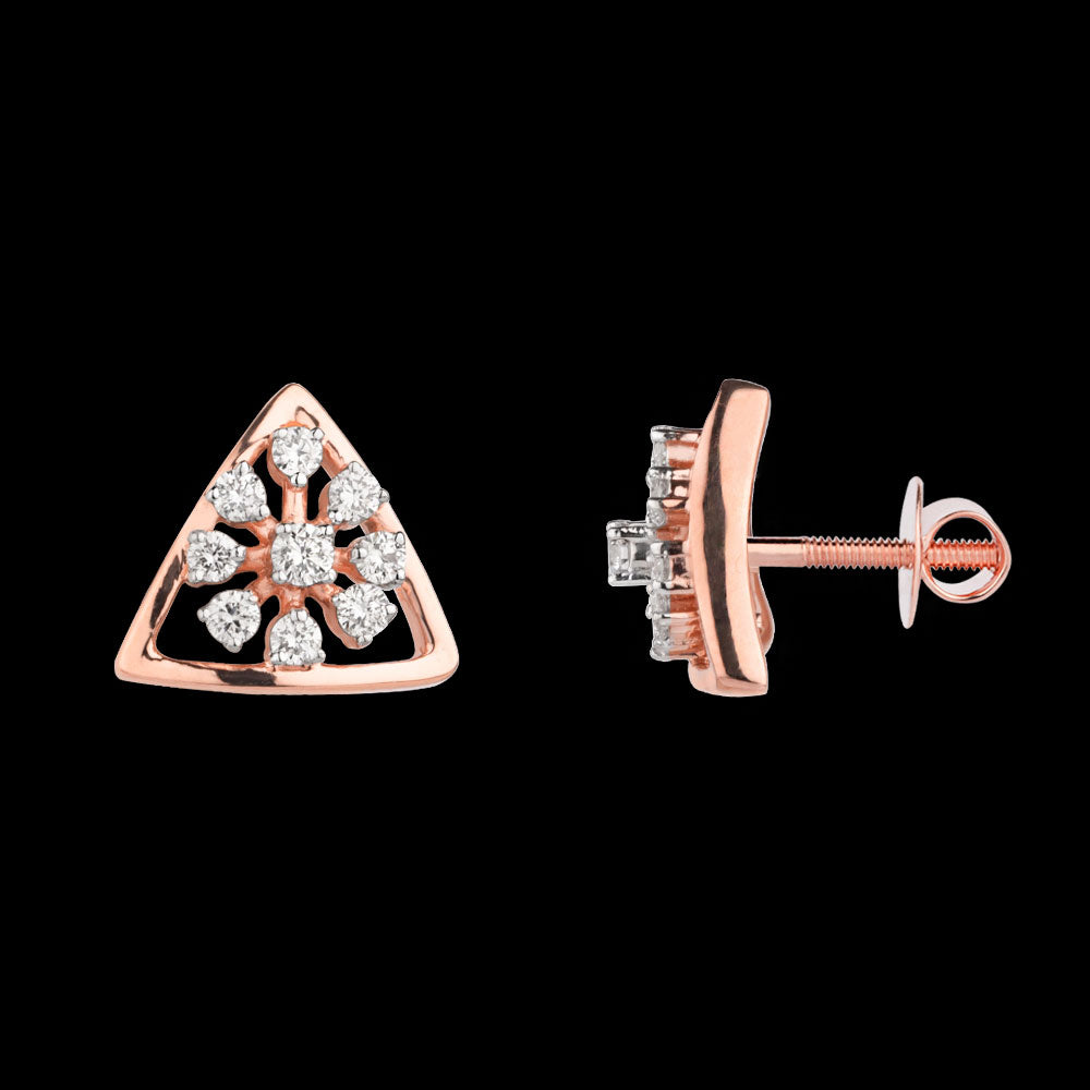 18K Rose Gold Diamond Jewellery - 0.356ct VS-SI-GH