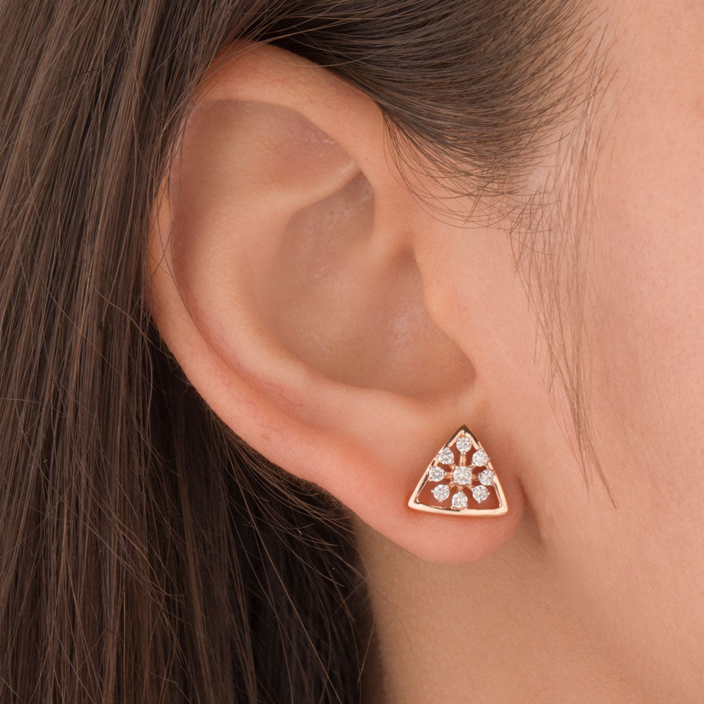 18K Rose Gold Diamond Jewellery - 0.356ct VS-SI-GH
