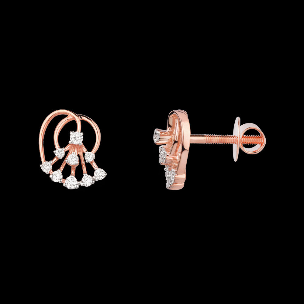 14K Rose Gold Diamond Jewellery - 0.317ct VS-SI-GH