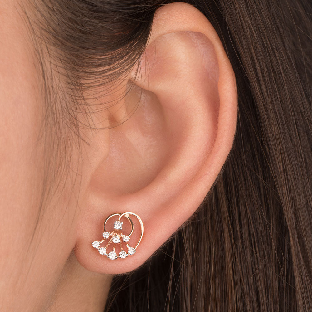 14K Rose Gold Diamond Jewellery - 0.317ct VS-SI-GH