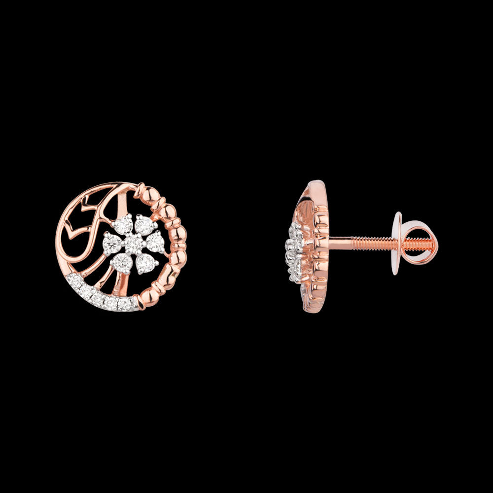 14K Rose Gold Diamond Jewellery - 0.241ct VVS-VS-GH