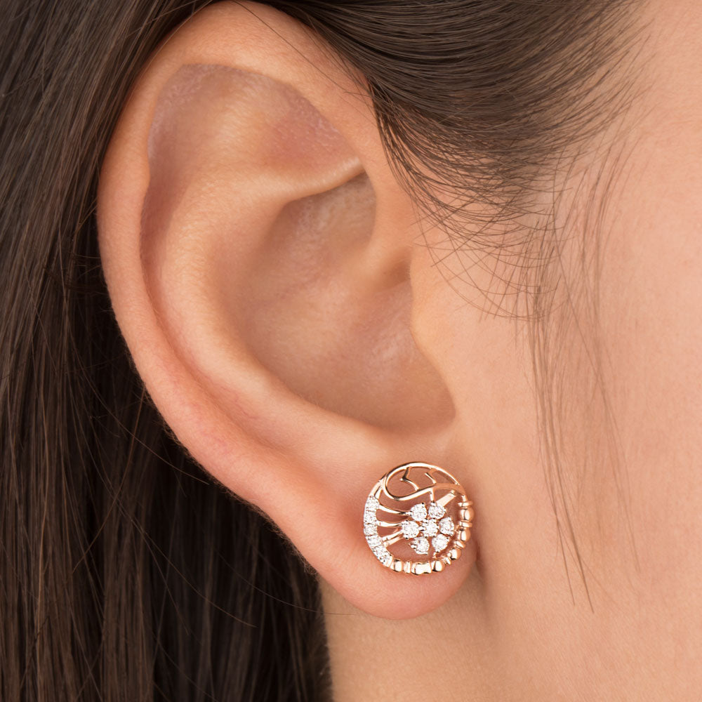 14K Rose Gold Diamond Jewellery - 0.241ct VVS-VS-GH